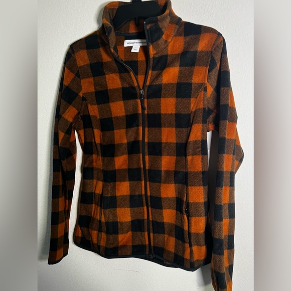 Women's Classic-Fit Long-Sleeve Quarter-Zip Polar Fleece Pullover Jacket Size S - Picture 7 of 7